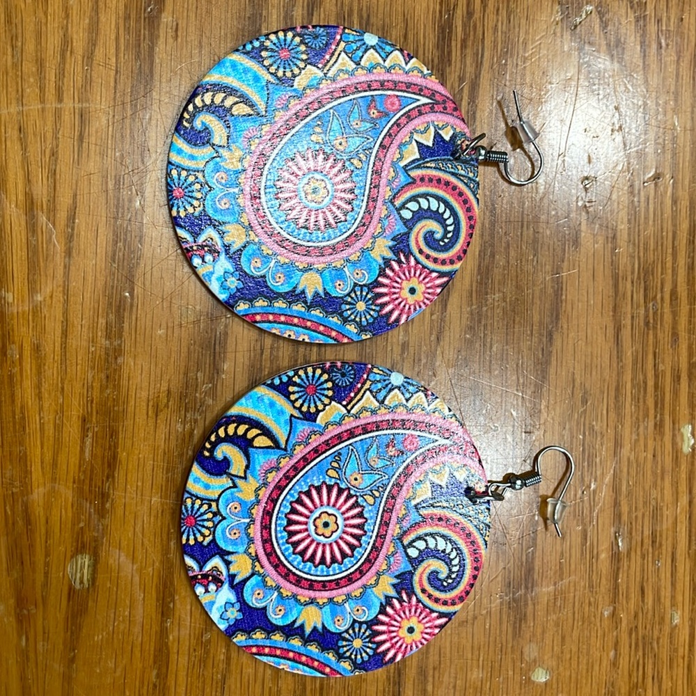 Funky large earrings